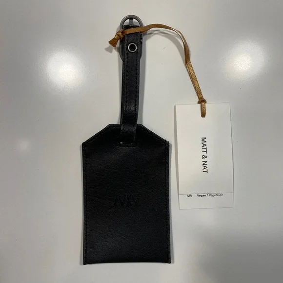Matt & Nat Vegan Leather Luggage Tag - Picture 2 of 2